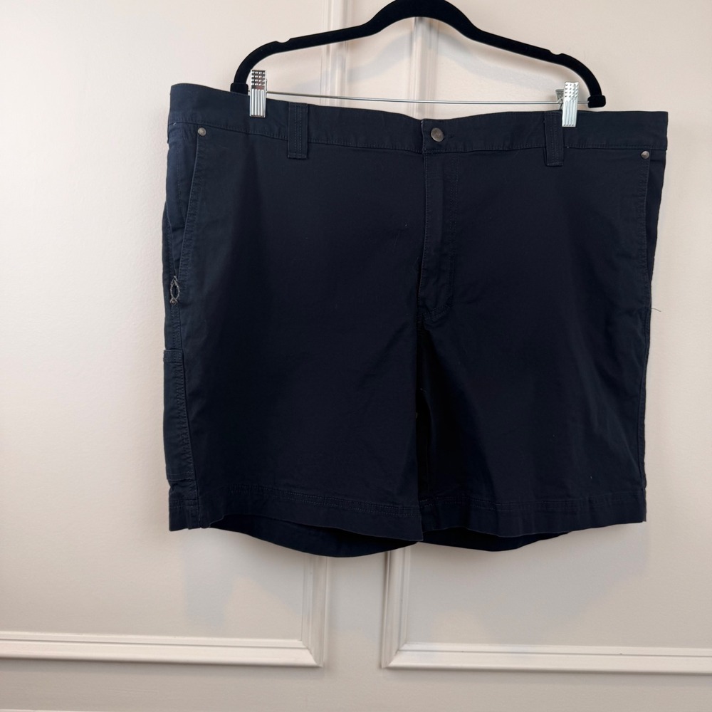 Columbia Mens Navy Blue Regular Fit Stretch Cargo Shorts Size 44w 8L